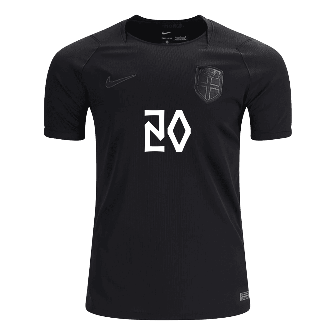 Maglia Replica Norvegia Trasferta NUSA #20 Uomo Mondiali 2026