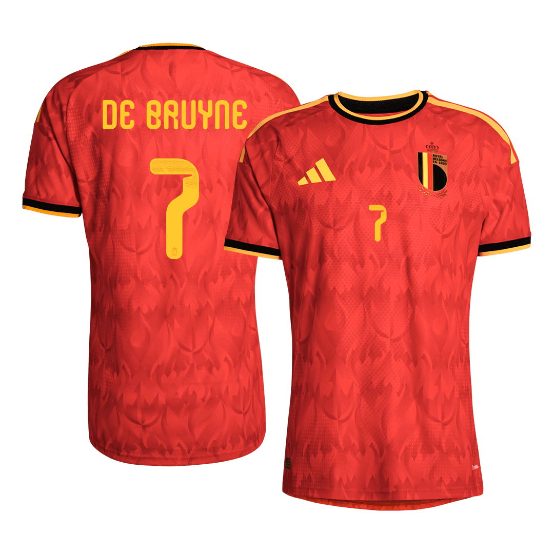 Maglia Gara Belgio Casa DE BRUYNE #7 Uomo 2026