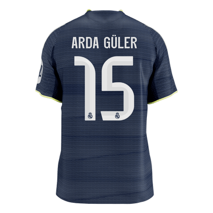Maglia Gara Real Madrid Trasferta ARDA GÜLER #15 Uomo 2025/26