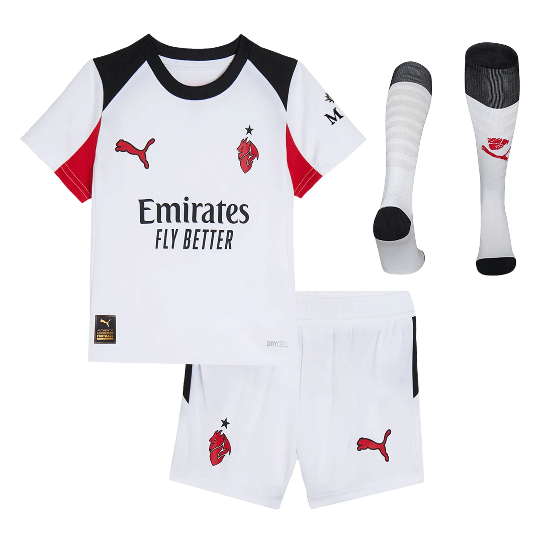 Completo Bambino AC Milan Trasferta 2025/26 - 3 Pezzi