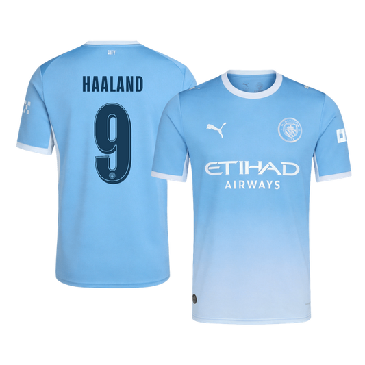 Maglia Replica Manchester City Casa HAALAND #9 Uomo 2026/27 - UCL