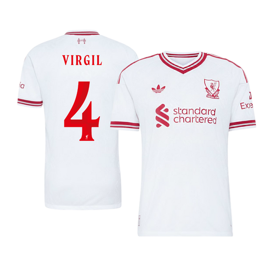 Maglia Gara Liverpool Trasferta VIRGIL #4 Uomo 2026/27 - UCL