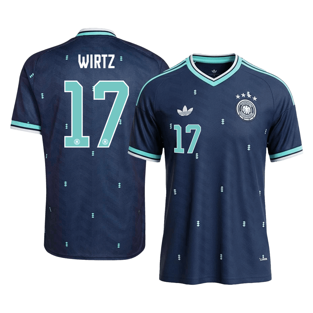 Maglia Replica Germania Trasferta WIRTZ #17 Uomo Mondiali 2026