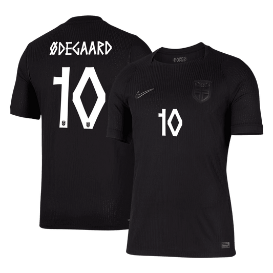 Maglia Gara Norvegia Trasferta ØDEGAARD #10 Uomo Mondiali 2026