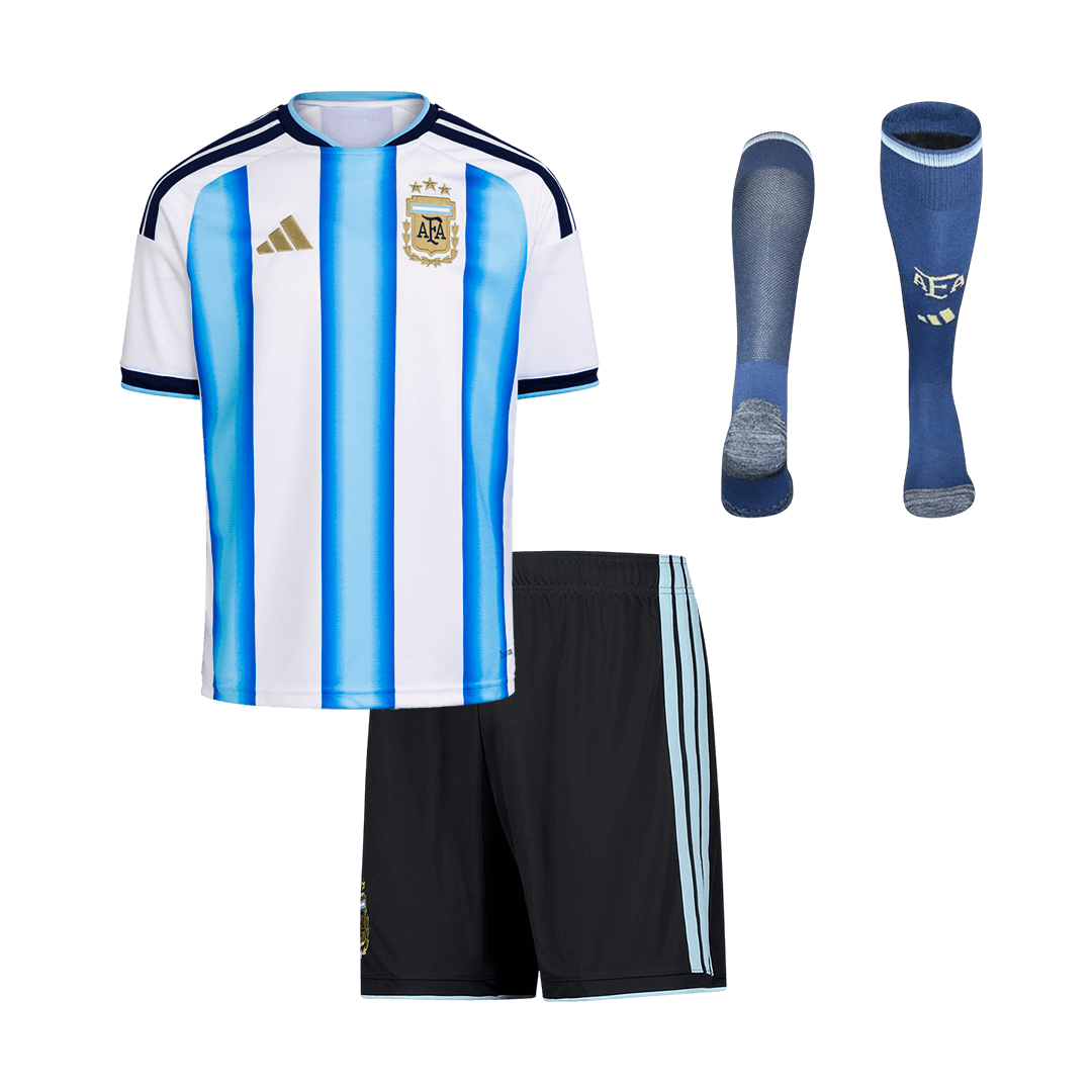 Completo Bambino Argentina Casa 2025/26 - 3 Pezzi