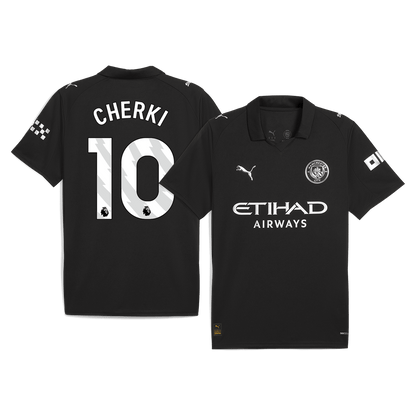 Maglia Replica Manchester City Trasferta CHERKI #10 Uomo 2025/26