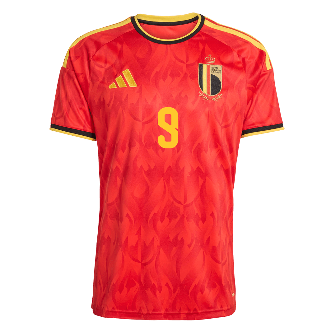 Maglia Replica Belgio Casa LUKAKU #9 Uomo Mondiali 2026