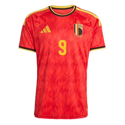 Maglia Replica Belgio Casa LUKAKU #9 Uomo Mondiali 2026