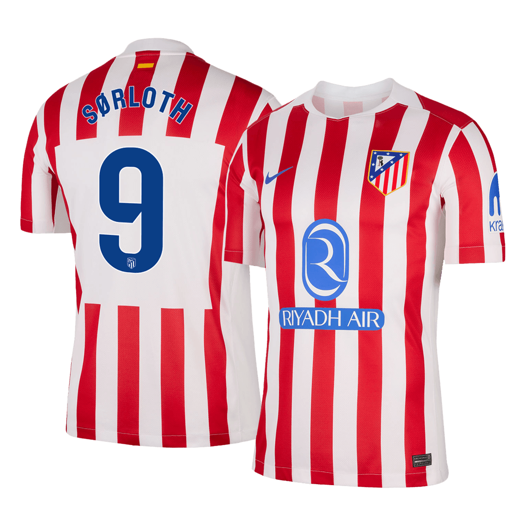 Maglia Replica Atletico Madrid Casa SØRLOTH #9 Uomo 2025/26