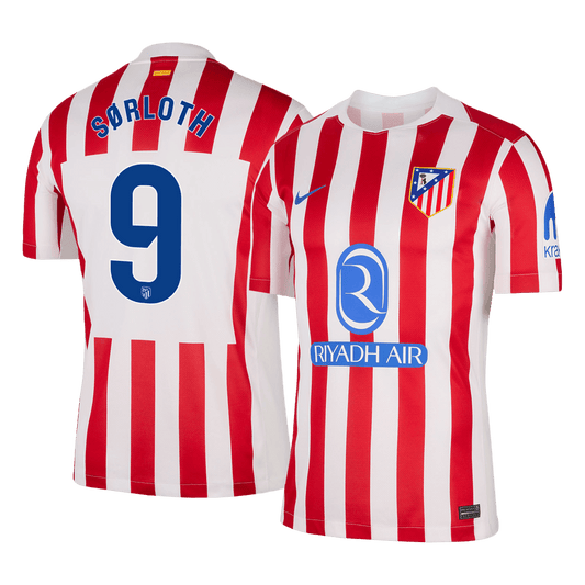 Maglia Replica Atletico Madrid Casa SØRLOTH #9 Uomo 2025/26