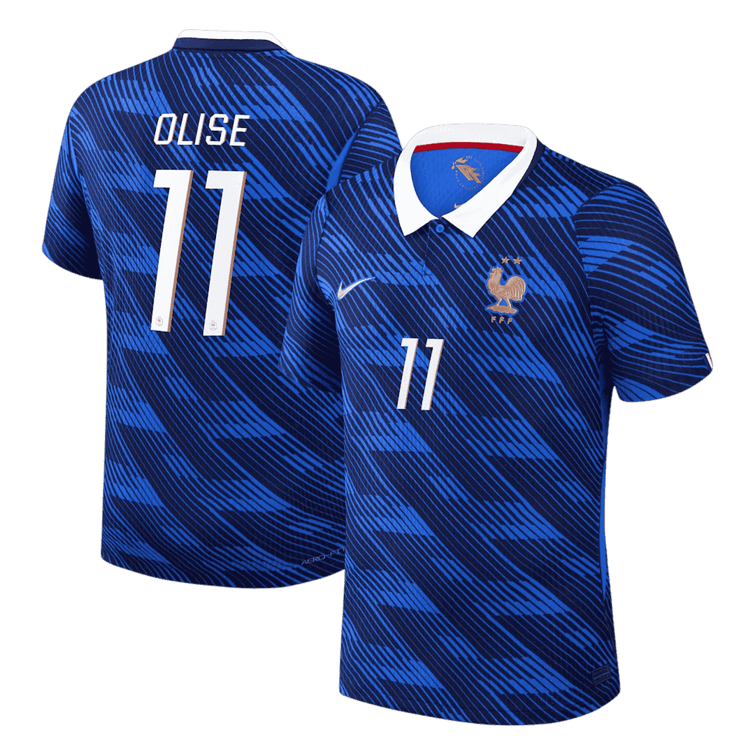 Maglia Gara Francia Casa OLISE #11 Uomo Mondiali 2026