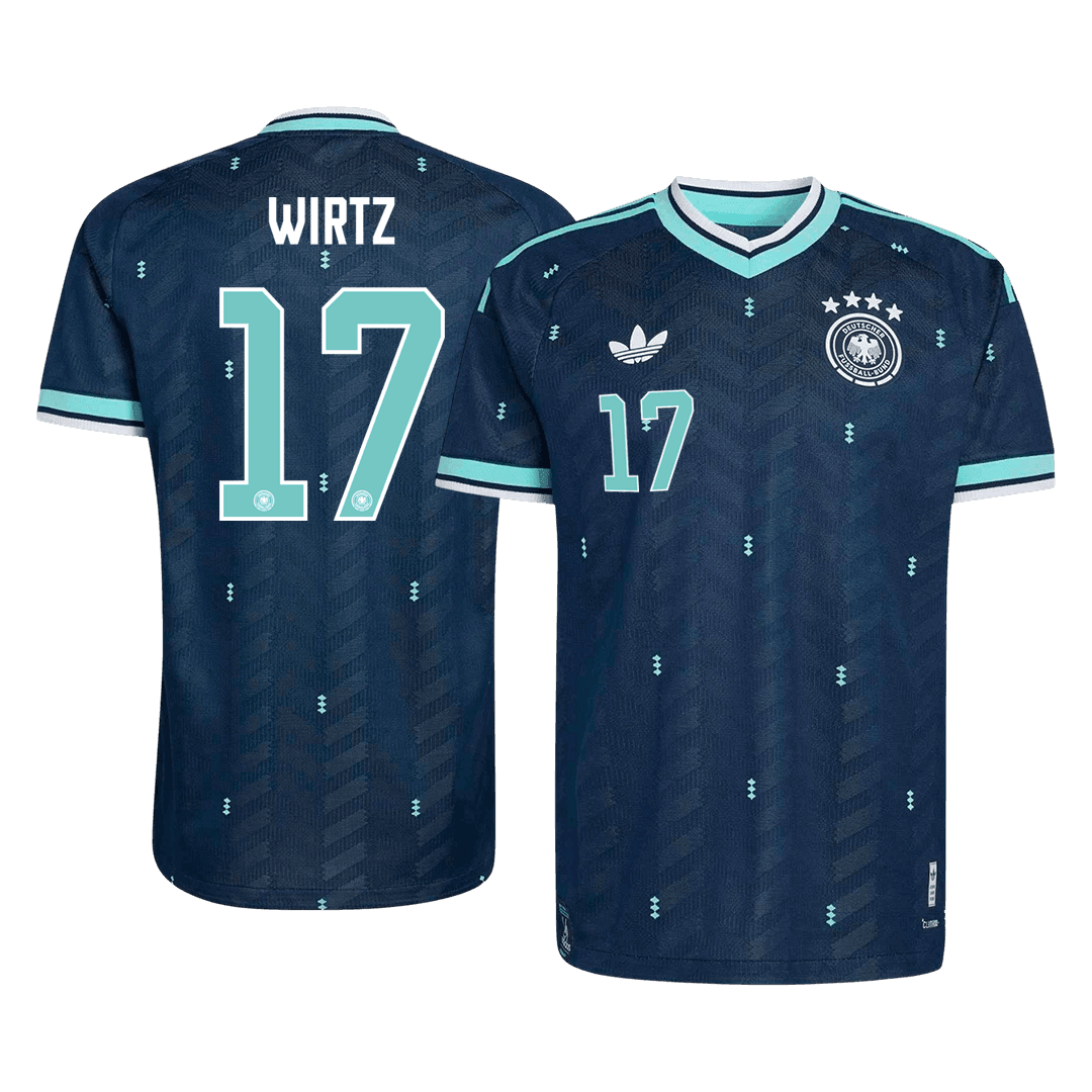 Maglia Gara Germania Trasferta WIRTZ #17 Uomo Mondiali 2026