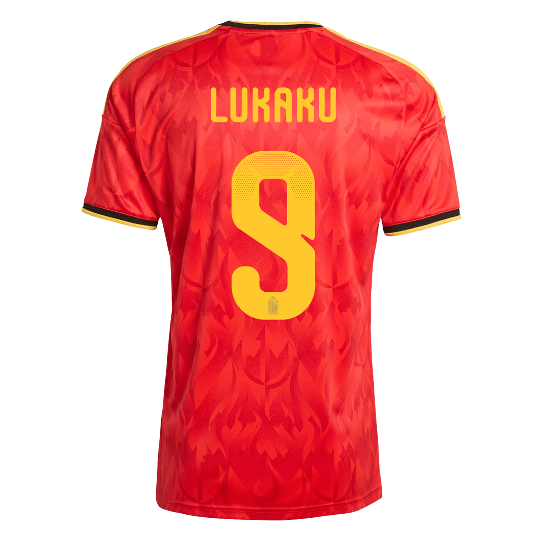 Maglia Replica Belgio Casa LUKAKU #9 Uomo Mondiali 2026