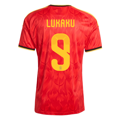 Maglia Replica Belgio Casa LUKAKU #9 Uomo Mondiali 2026