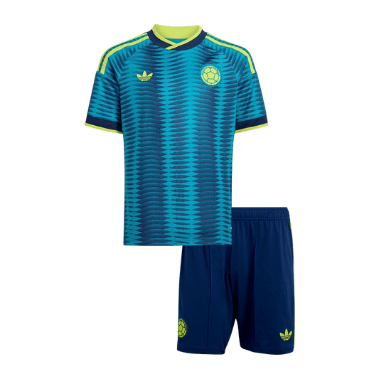 Base Kit Bambino Colombia Trasferta Mondiali 2026 - 2 Pezzi