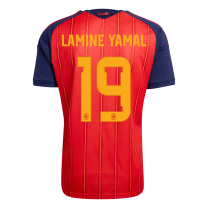 Maglia Replica Spagna Casa LAMINE YAMAL #19 Uomo Mondiali 2026