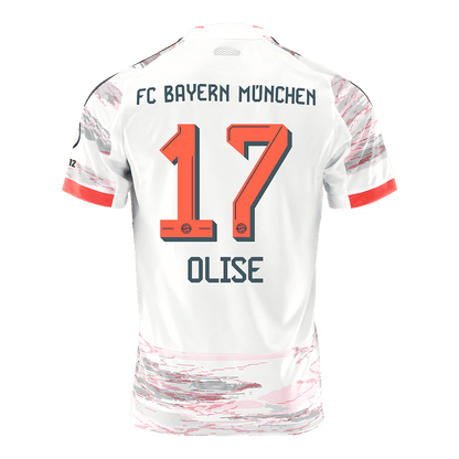 Maglia Replica Bayern Munich Trasferta OLISE #17 Uomo 2025/26