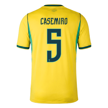 Maglia Replica Brasile Casa CASEMIRO #5 Uomo Mondiali 2026