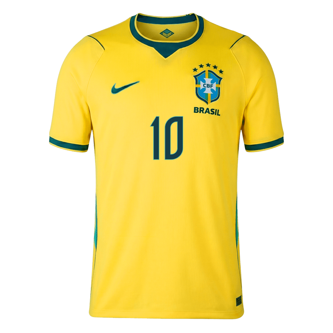 Maglia Replica Brasile Casa NEYMAR JR. #10 Uomo Mondiali 2026