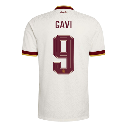 Maglia Gara Spagna Trasferta GAVI #9 Uomo Mondiali 2026
