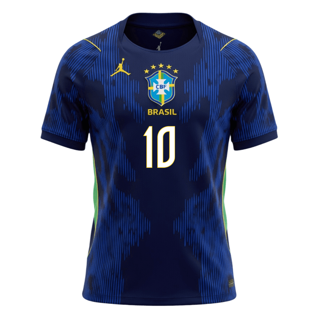Maglia Replica Brasile Trasferta NEYMAR JR. #10 Uomo Mondiali 2026