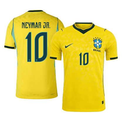 Maglia Gara Brasile Casa NEYMAR JR. #10 Uomo Mondiali 2026