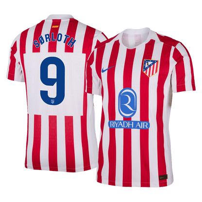 Maglia Gara Atletico Madrid Casa SØRLOTH #9 Uomo 2025/26