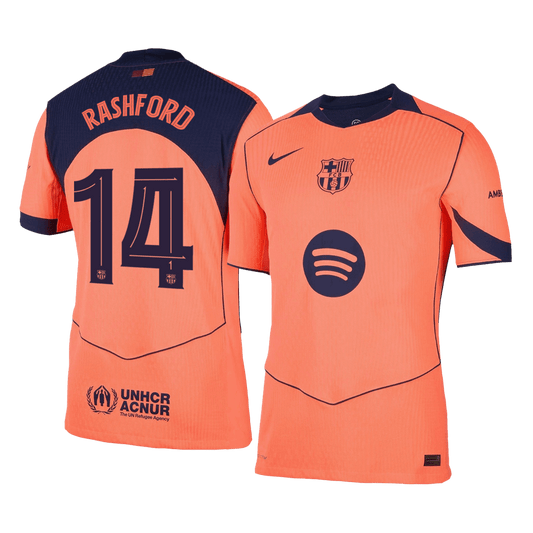 Maglia Gara Barcelona Terza RASHFORD #14 Uomo 2025/26