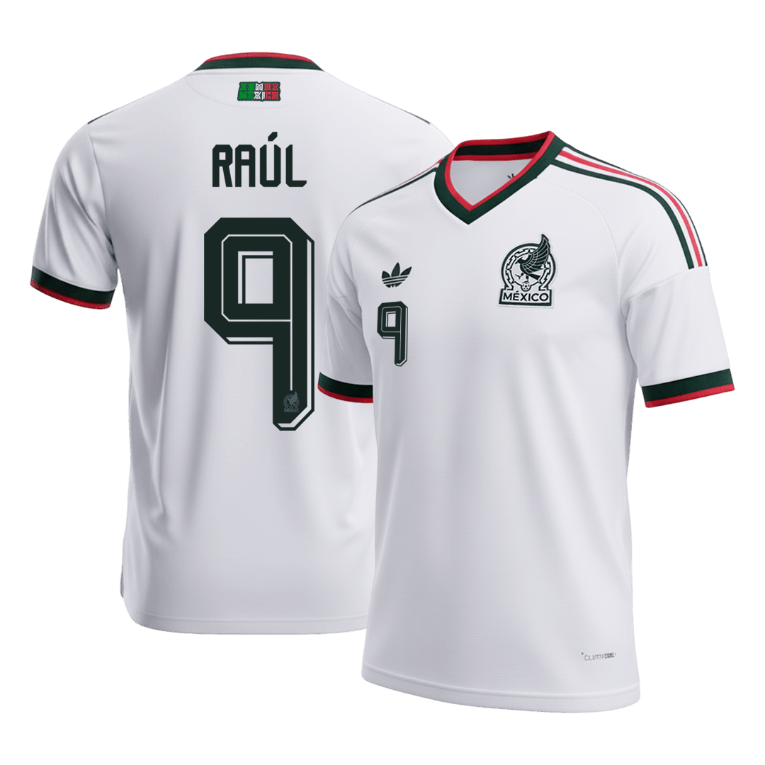 Maglia Replica Messico Trasferta RAÚL #9 Uomo Mondiali 2026