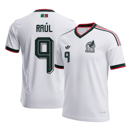 Maglia Replica Messico Trasferta RAÚL #9 Uomo Mondiali 2026