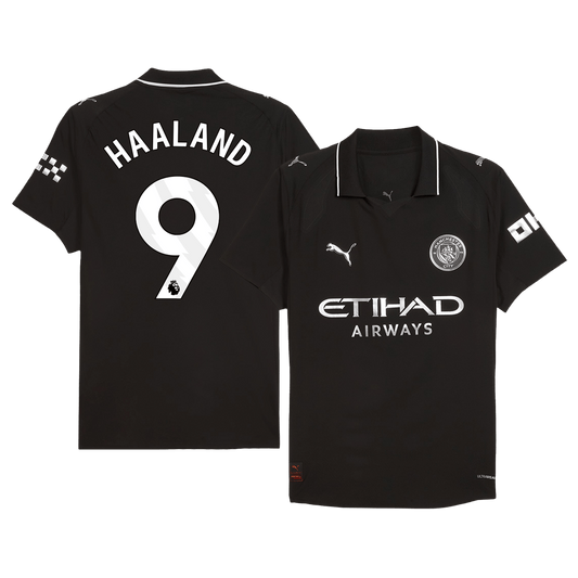 Maglia Gara Manchester City Trasferta HAALAND #9 Uomo 2025/26