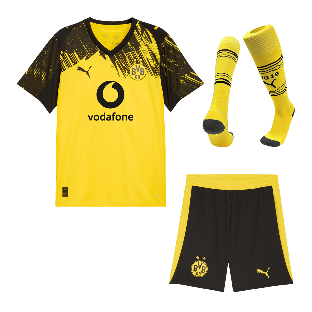 Kit Completo Borussia Dortmund Casa Uomo 2025/26 - 3 Pezzi