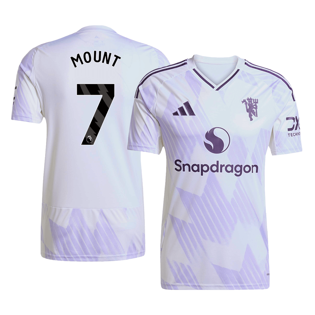 Maglia Replica Manchester United Trasferta MOUNT #7 Uomo 2025/26