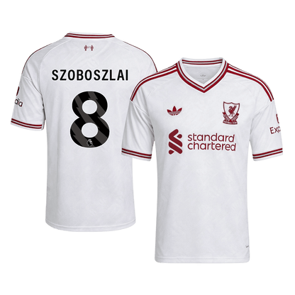 Maglia Replica Liverpool Trasferta SZOBOSZLAI #8 Uomo 2026/27