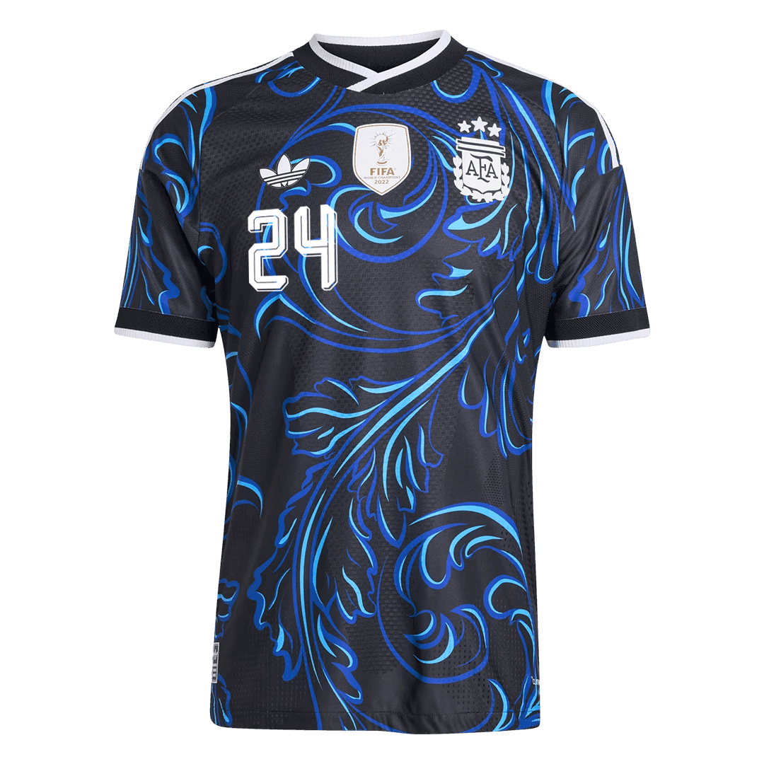 Maglia Gara Argentina Trasferta E. FERNÁNDEZ #24 Uomo Mondiali 2026