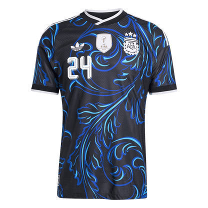 Maglia Gara Argentina Trasferta E. FERNÁNDEZ #24 Uomo Mondiali 2026