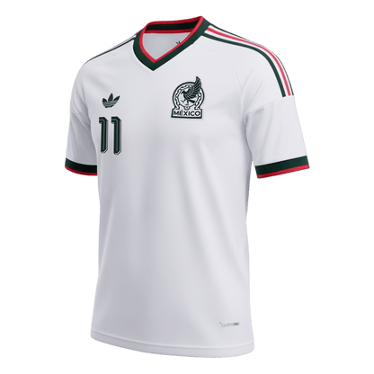 Maglia Replica Messico Trasferta S.GIMENEZ #11 Uomo Mondiali 2026