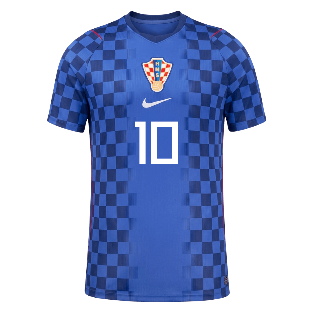 Maglia Replica Croazia Trasferta MODRIĆ #10 Uomo Mondiali 2026
