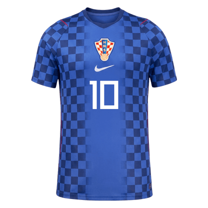 Maglia Replica Croazia Trasferta MODRIĆ #10 Uomo Mondiali 2026