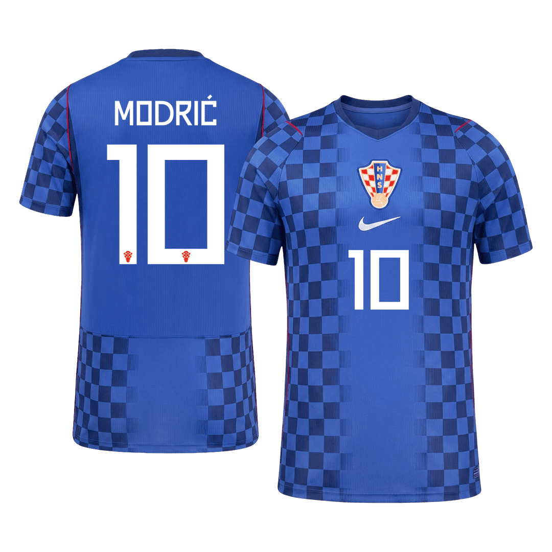 Maglia Replica Croazia Trasferta MODRIĆ #10 Uomo Mondiali 2026