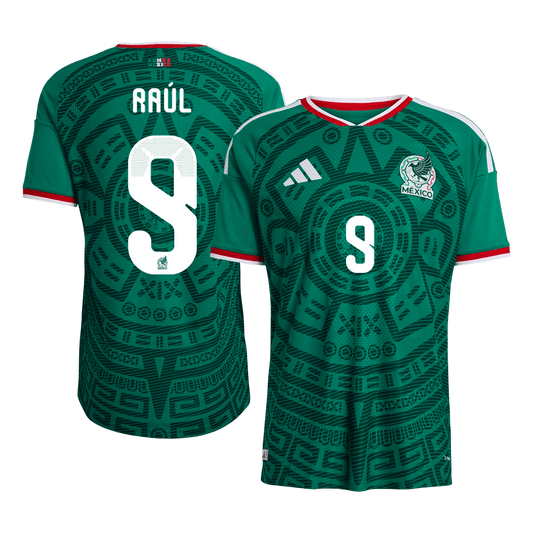 Maglia Gara Messico Casa Raúl #9 Uomo 2026