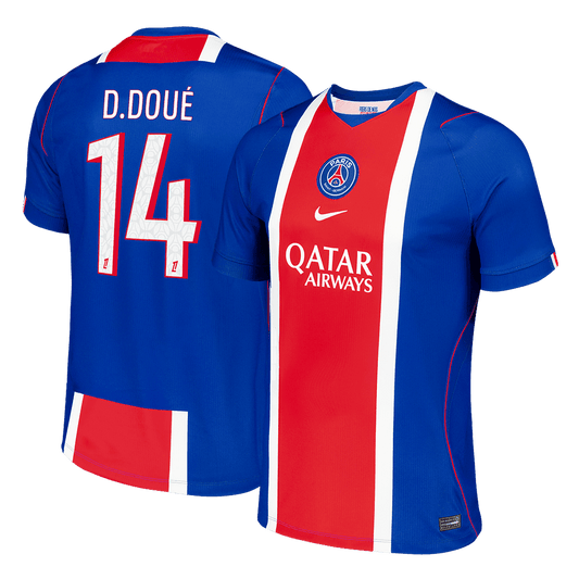Maglia Replica PSG Casa D.DOUÉ #14 Uomo 2026/27