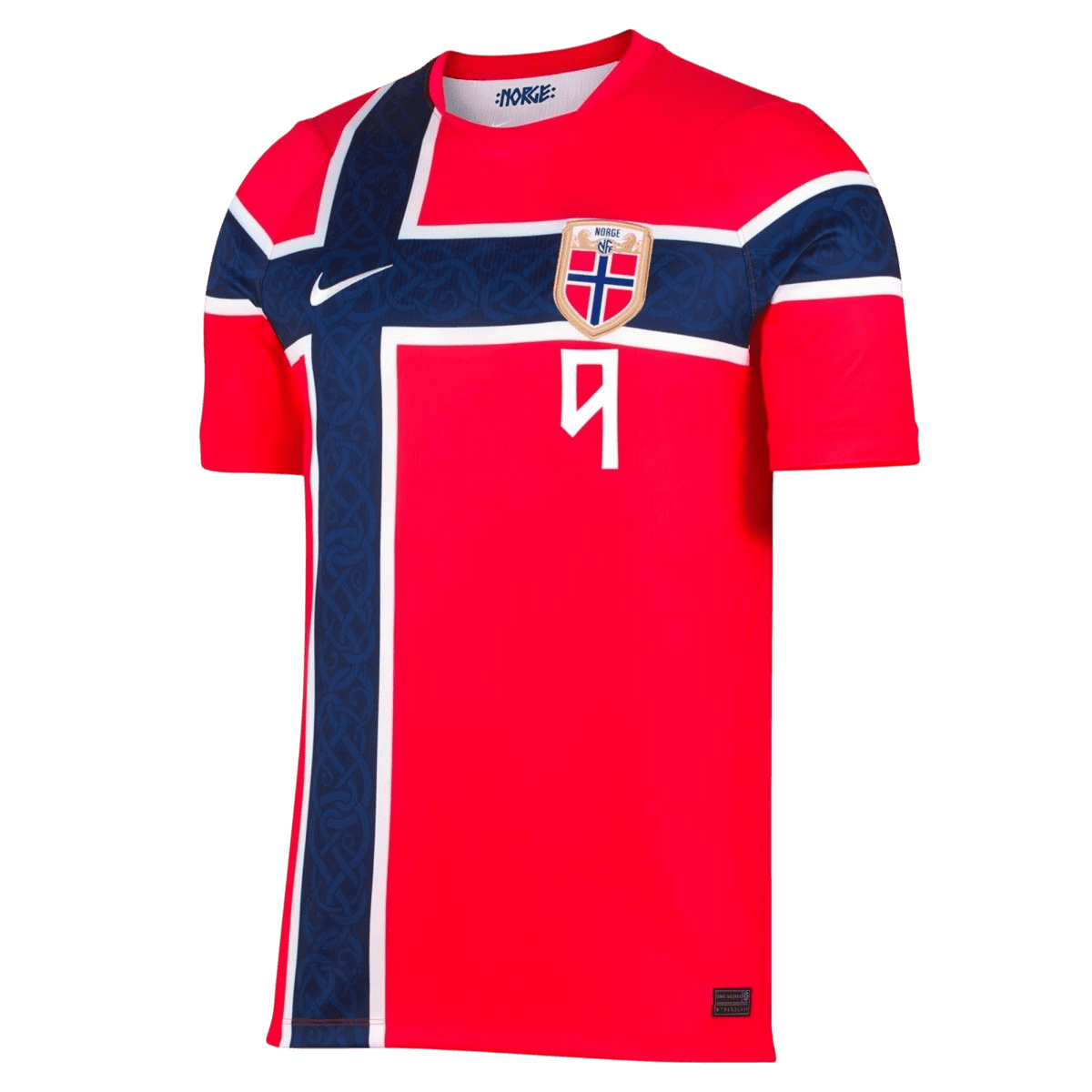 Maglia Gara Norvegia Casa BRAUT HAALAND #9 Uomo Mondiali 2026