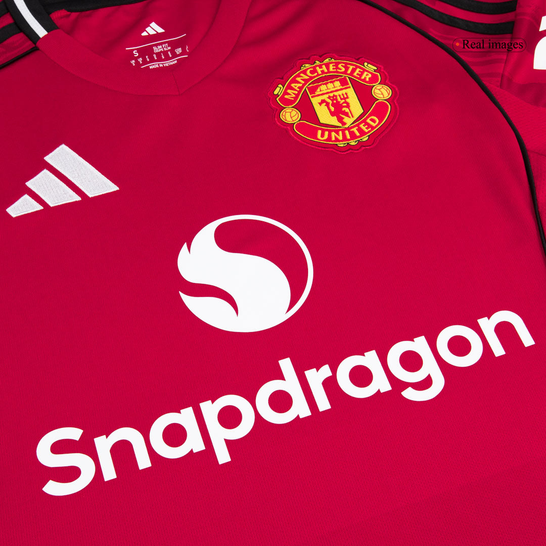 Completo Base Manchester United Casa Uomo 2025/26 - 3 Pezzi