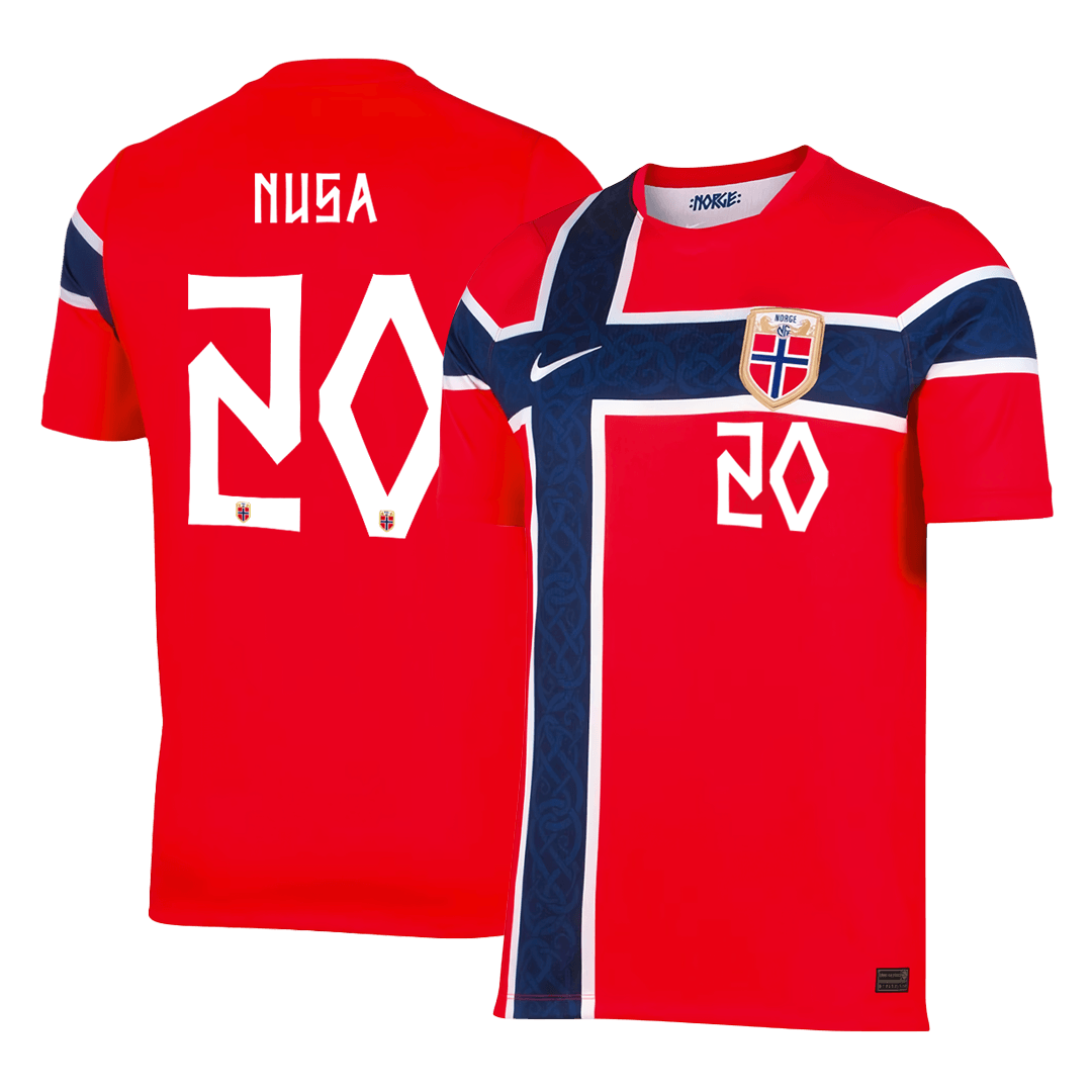 Maglia Replica Norvegia Casa NUSA #20 Uomo Mondiali 2026