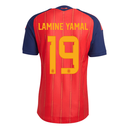Maglia Gara Spagna Casa LAMINE YAMAL #19 Uomo Mondiali 2026