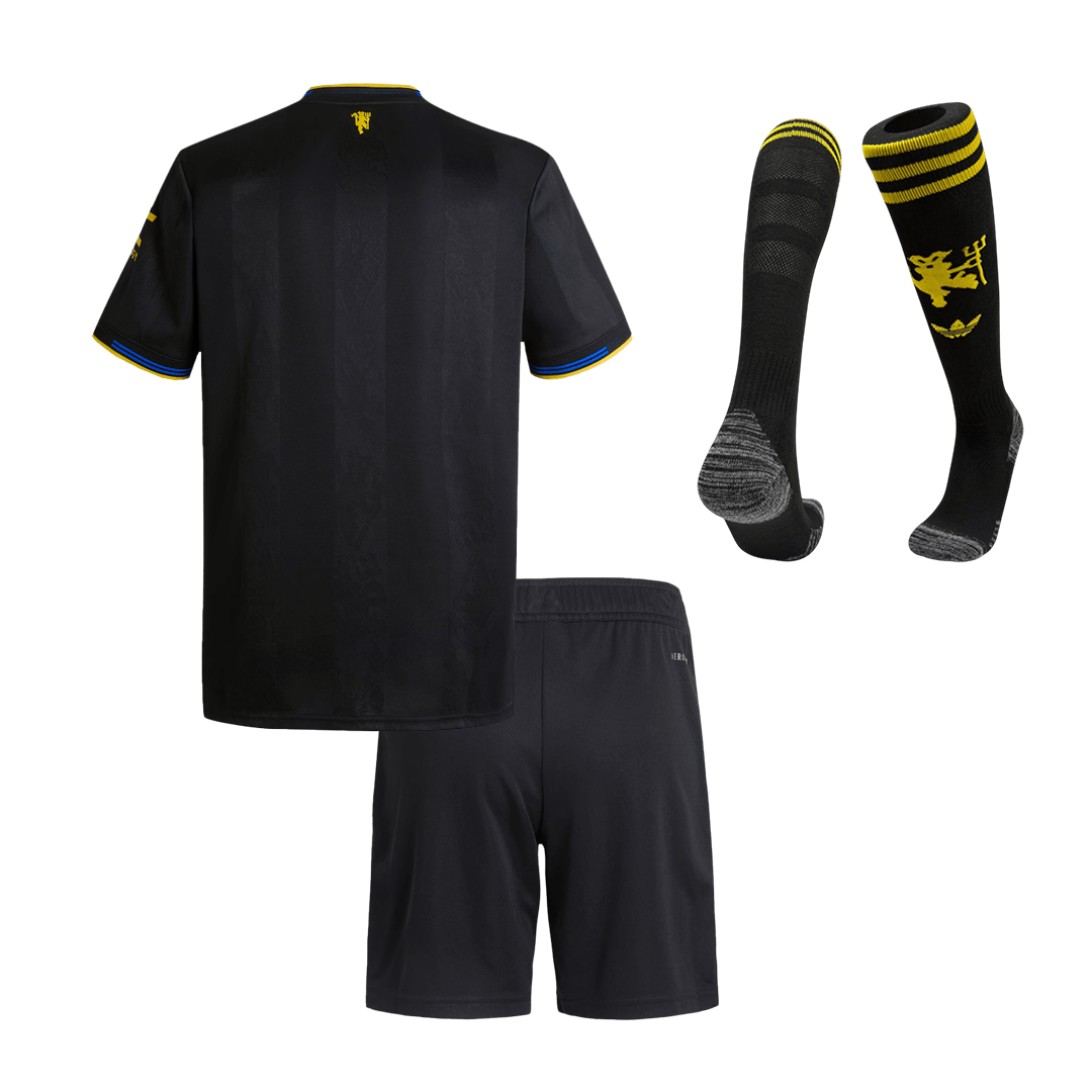 Completo Bambino Manchester United Terza 2025/26 - 3 Pezzi