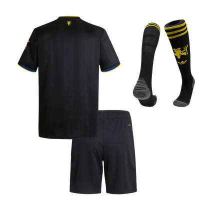 Completo Bambino Manchester United Terza 2025/26 - 3 Pezzi