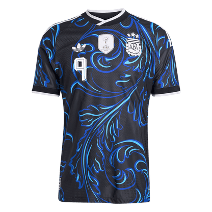 Maglia Gara Argentina Trasferta J. ÁLVAREZ #9 Uomo Mondiali 2026
