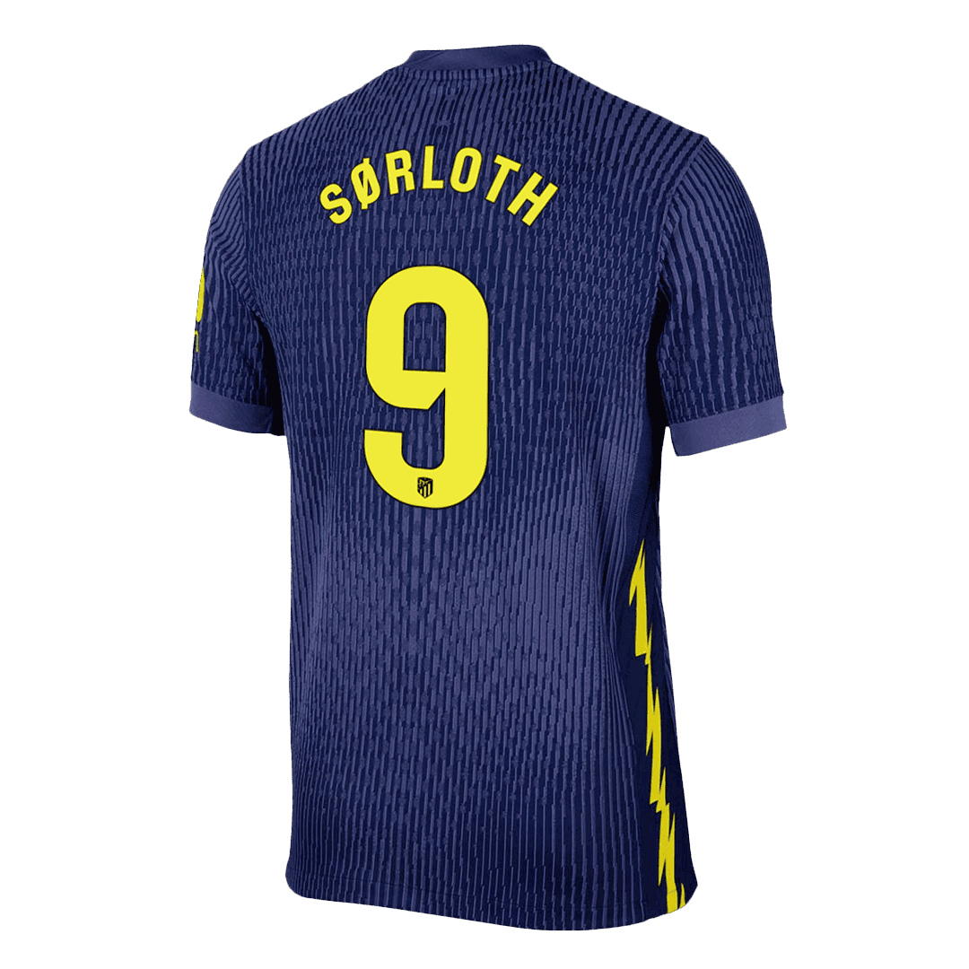Maglia Gara Atletico Madrid Trasferta SØRLOTH #9 Uomo 2025/26